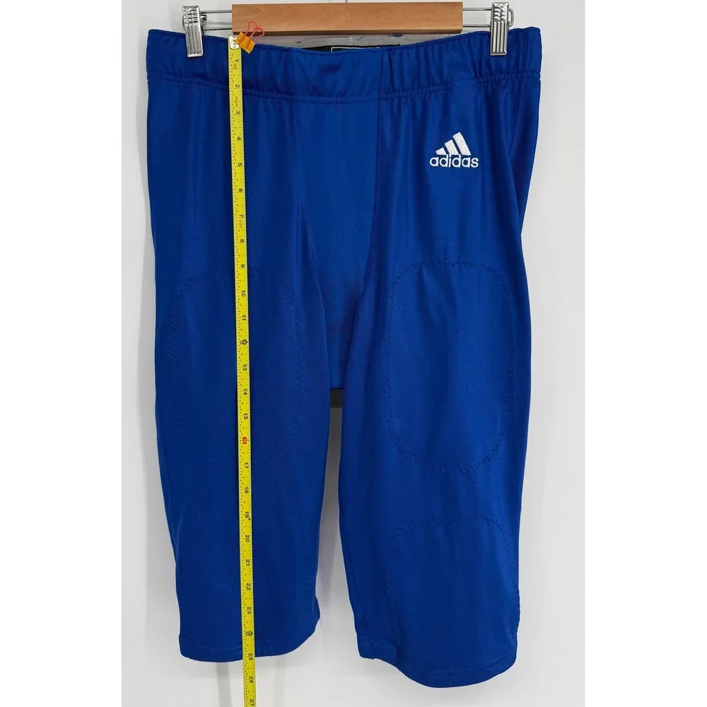 Adidas Mens Press‎ Coverage 2.0 Football Girdle Padded Shorts Blue Sz XL NEW